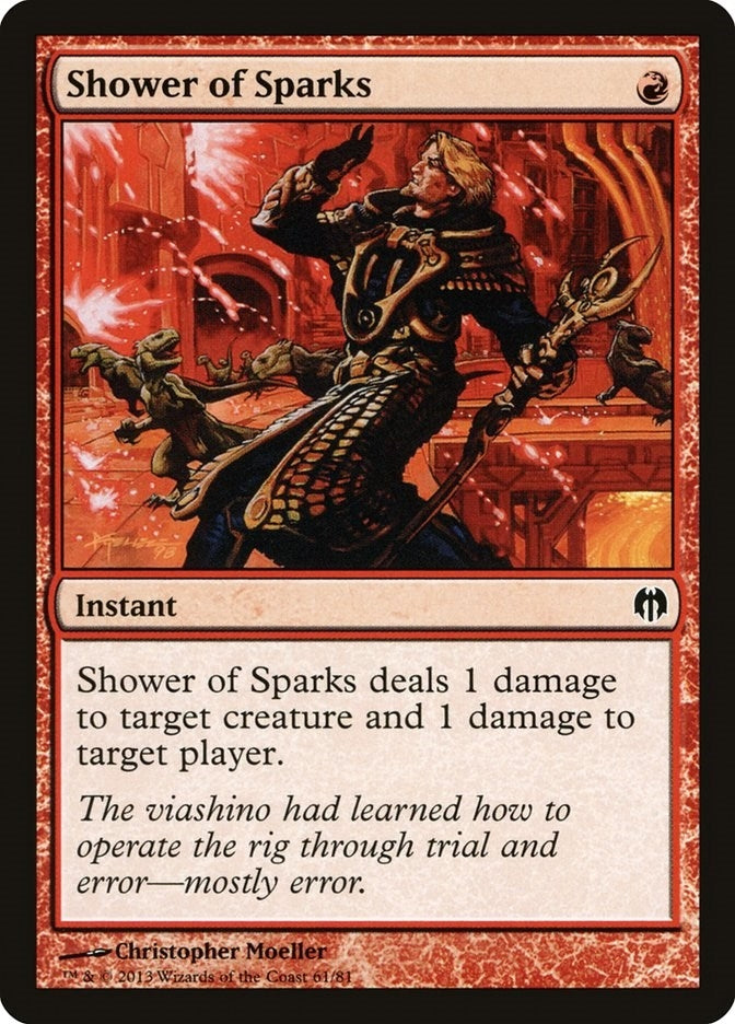 Image for Shower of Sparks (Duel Decks: Heroes vs. Monsters) (61) - Magic: The Gathering
