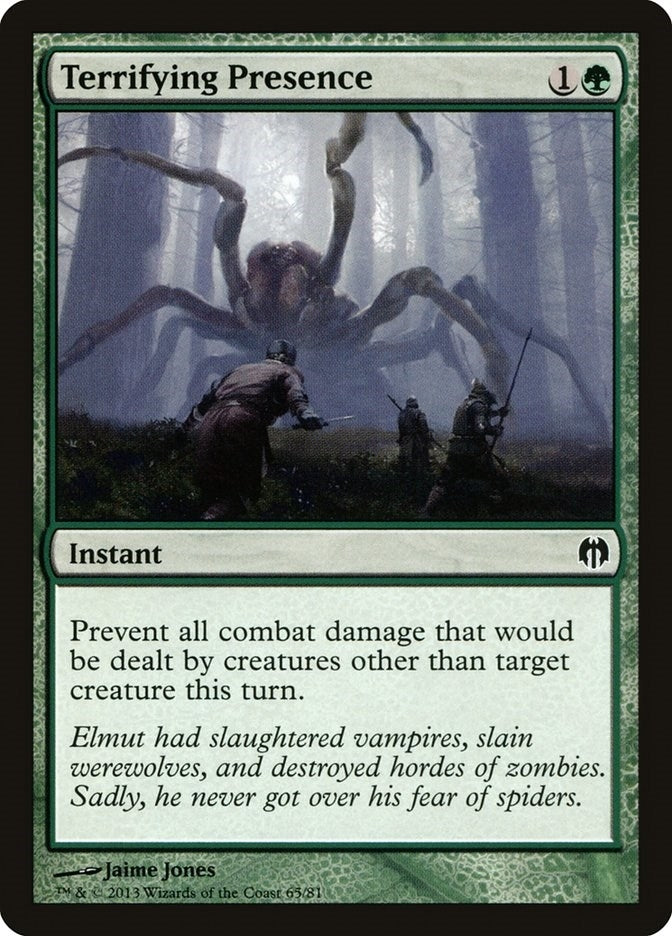Image for Terrifying Presence (Duel Decks: Heroes vs. Monsters) (65) - Magic: The Gathering