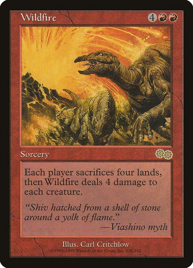 Image for Wildfire (Urza's Saga) (228) - Magic: The Gathering