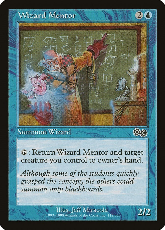 Image for Wizard Mentor (Urza's Saga) (112) - Magic: The Gathering