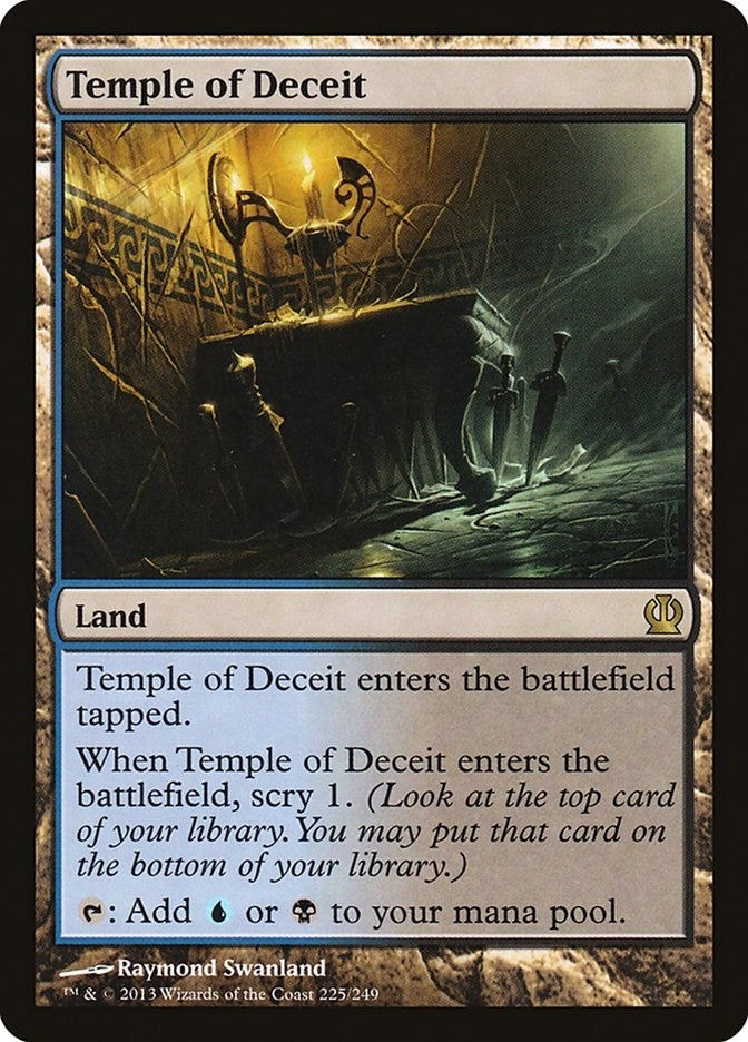 Image for Temple of Deceit (Theros) (225) - Magic: The Gathering