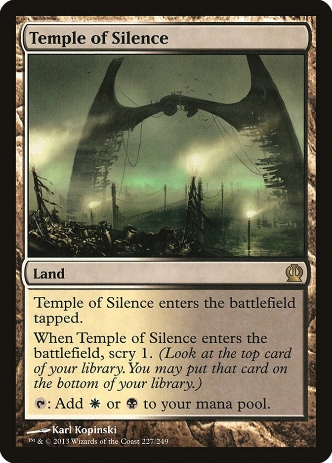 Image for Temple of Silence (Theros) (227) - Magic: The Gathering