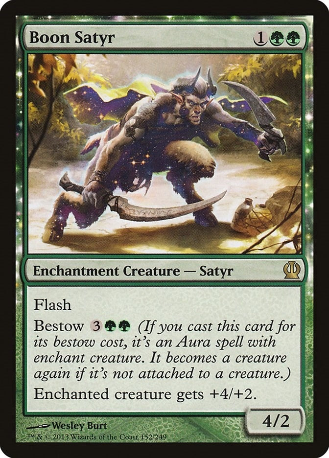 Image for Boon Satyr (Theros) (152) - Magic: The Gathering