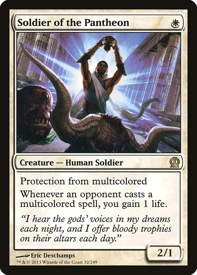 Image for Soldier of the Pantheon (Theros) (32) - Magic: The Gathering