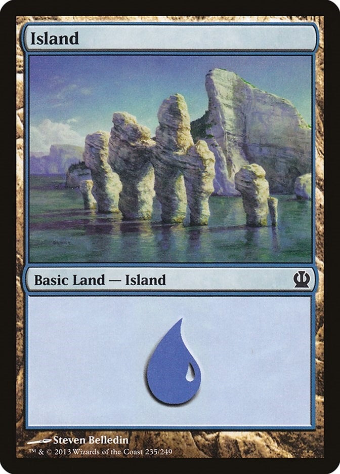 Image for Island (235) (Theros) (235) - Magic: The Gathering