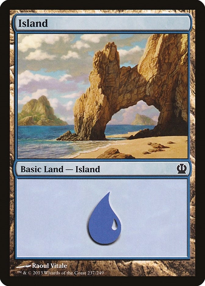 Image for Island (237) (Theros) (237) - Magic: The Gathering
