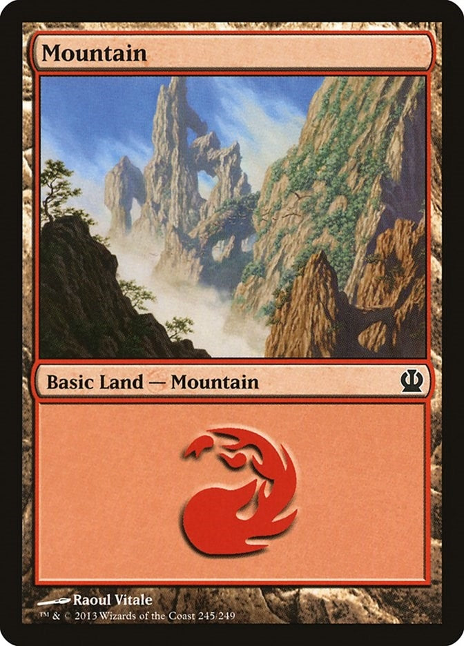 Image for Mountain (245) (Theros) (245) - Magic: The Gathering