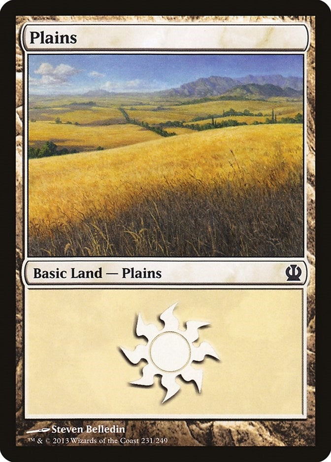 Image for Plains (231) (Theros) (231) - Magic: The Gathering