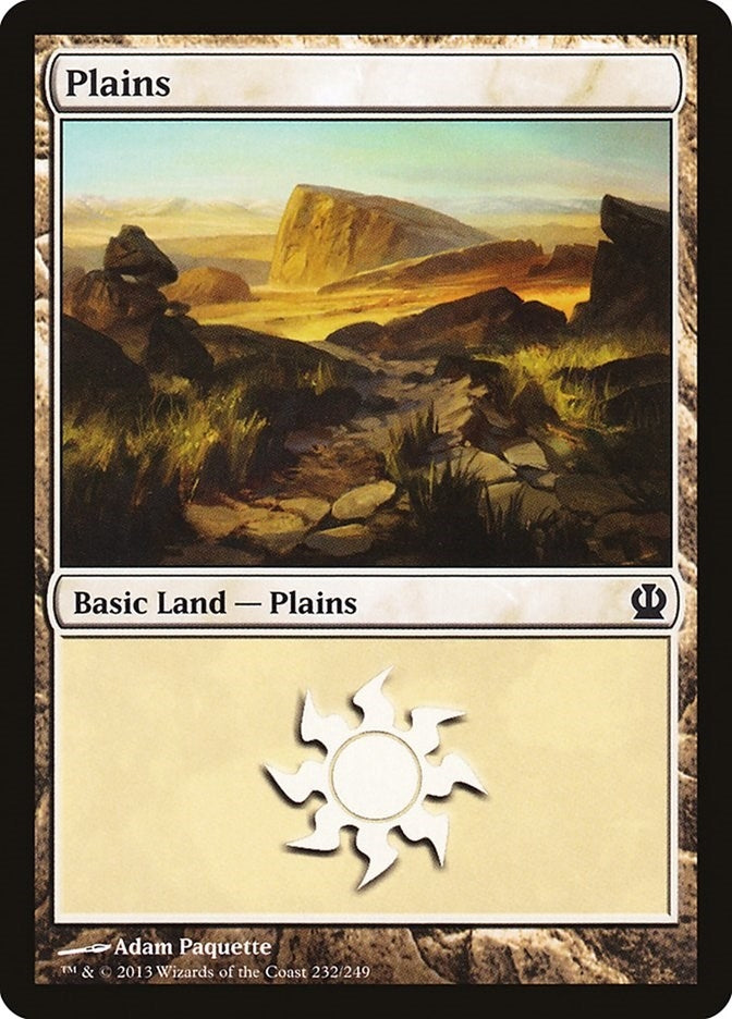 Image for Plains (232) (Theros) (232) - Magic: The Gathering
