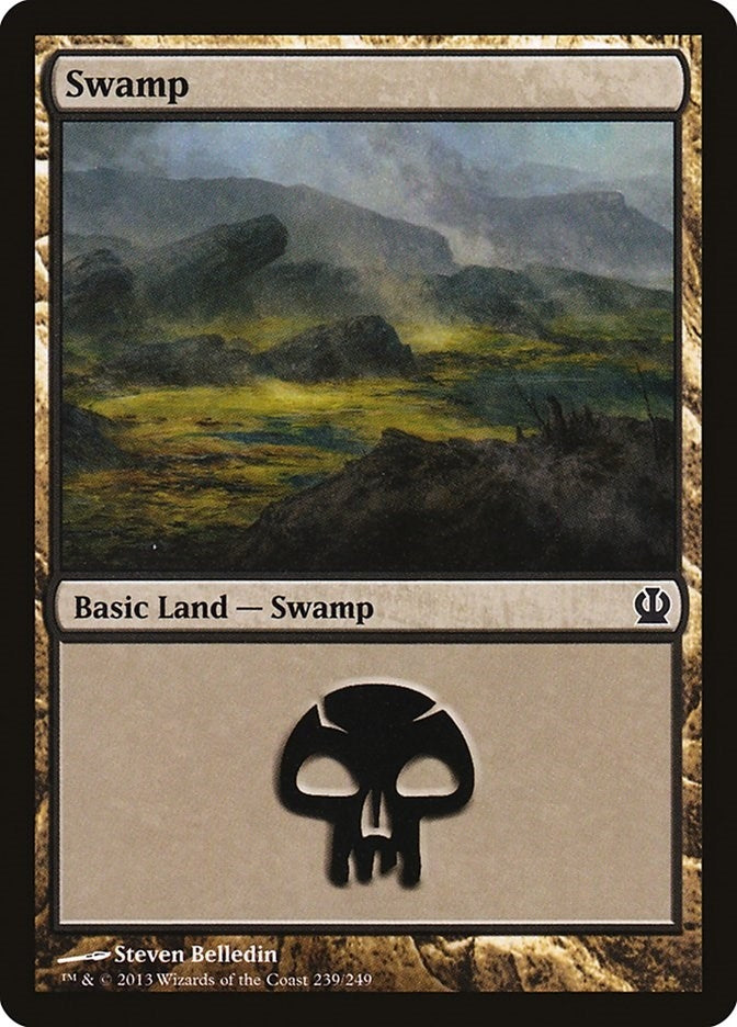 Image for Swamp (239) (Theros) (239) - Magic: The Gathering