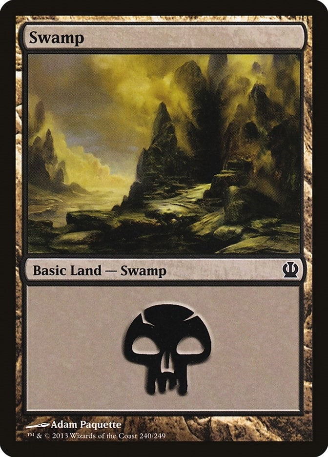Image for Swamp (240) (Theros) (240) - Magic: The Gathering