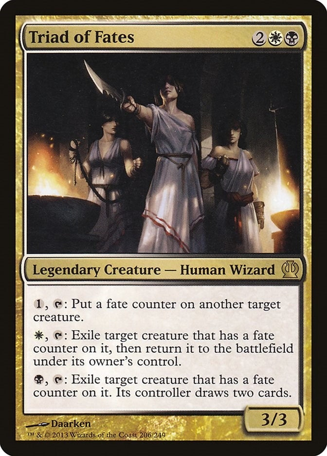 Image for Triad of Fates (Theros) (206) - Magic: The Gathering