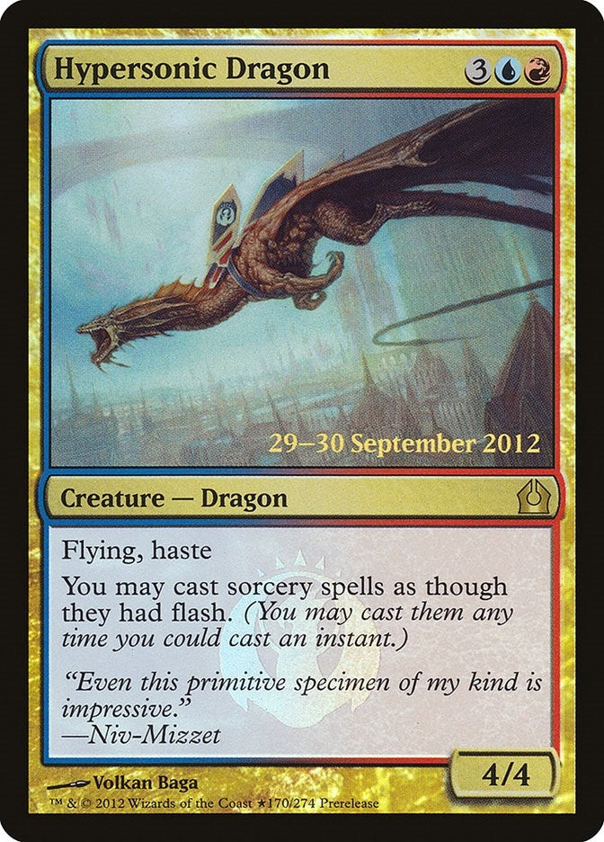 Image for Hypersonic Dragon (Prerelease Cards) (170) - Magic: The Gathering