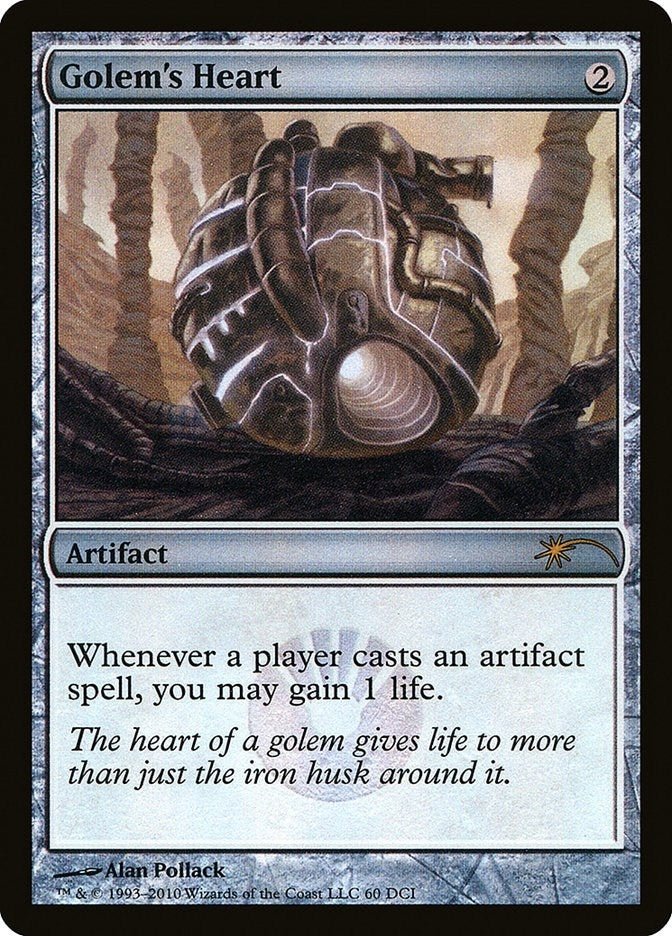 Image for Golem's Heart (WPN & Gateway Promos) (60) - Magic: The Gathering