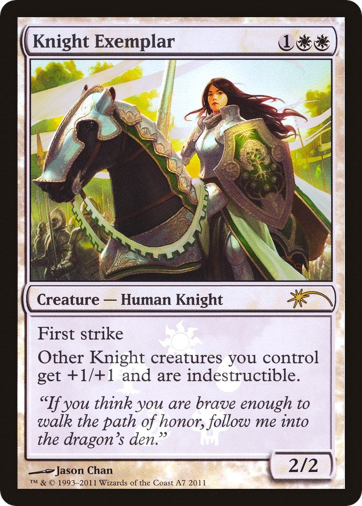 Image for Knight Exemplar (Media Promos) (A7) - Magic: The Gathering