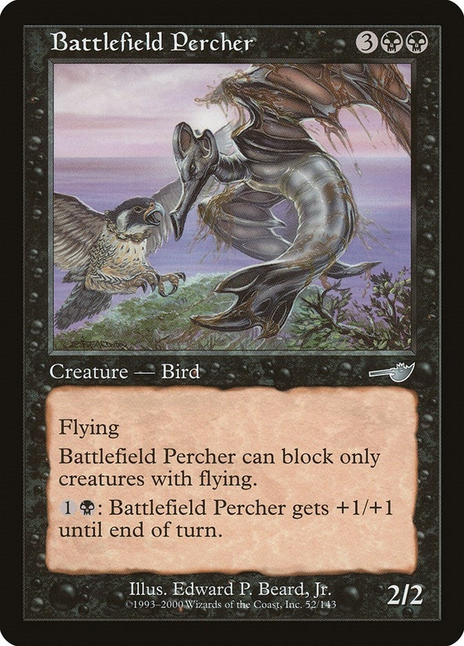Image for Battlefield Percher (Nemesis) (52) - Magic: The Gathering