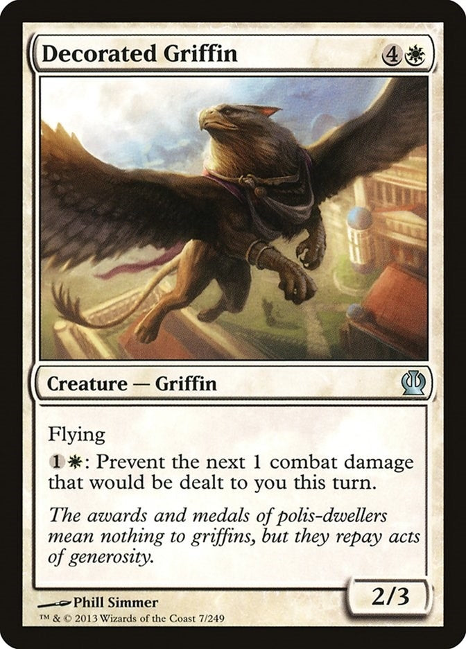 Image for Decorated Griffin (Theros) (7) - Magic: The Gathering
