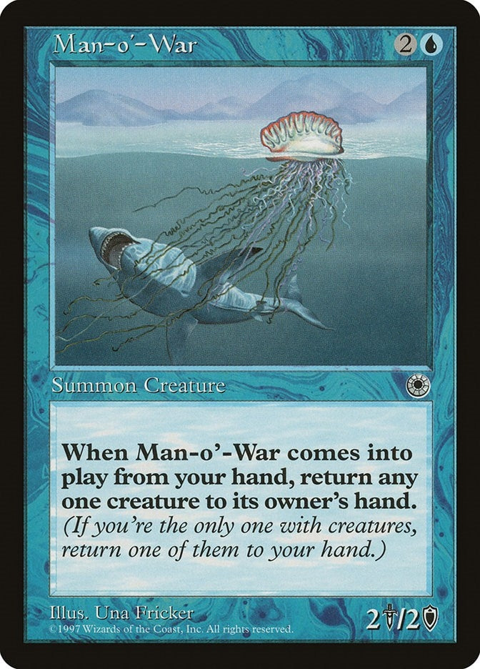 Image for Man-o'-War (Portal) - Magic: The Gathering