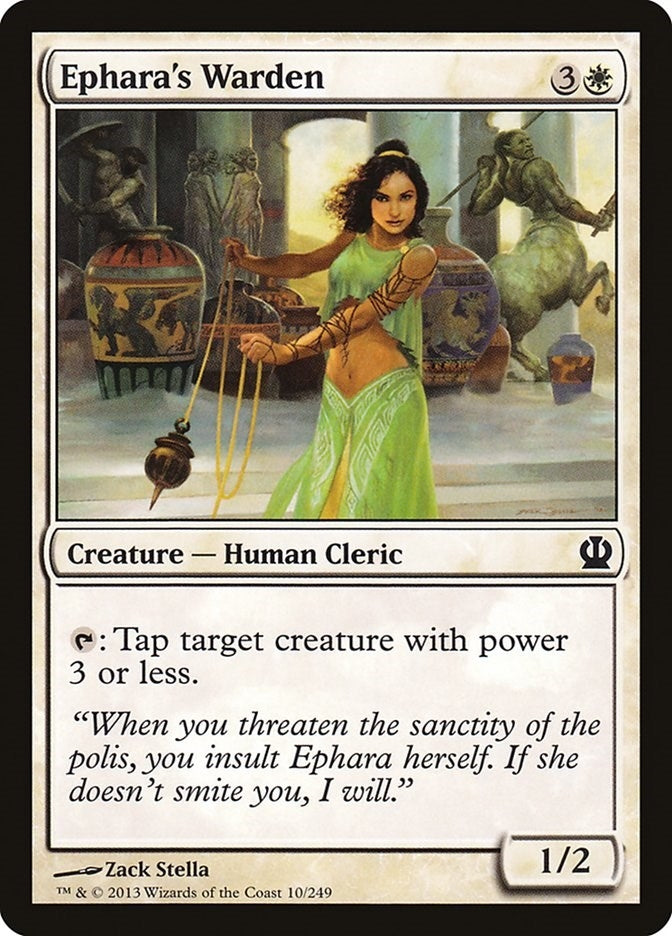 Image for Ephara's Warden (Theros) (10) - Magic: The Gathering