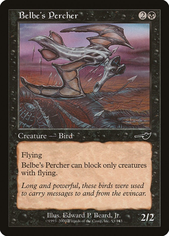 Image for Belbe's Percher (Nemesis) (53) - Magic: The Gathering