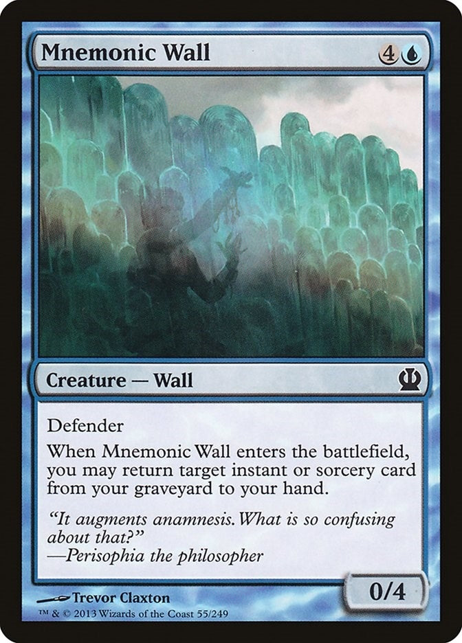 Image for Mnemonic Wall (Theros) (55) - Magic: The Gathering