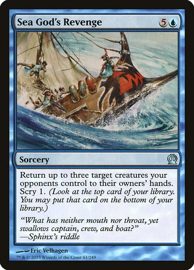 Image for Sea God's Revenge (Theros) (61) - Magic: The Gathering