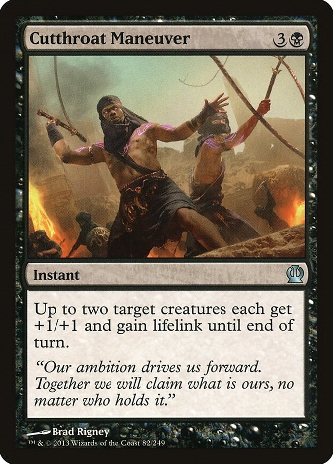 Image for Cutthroat Maneuver (Theros) (82) - Magic: The Gathering