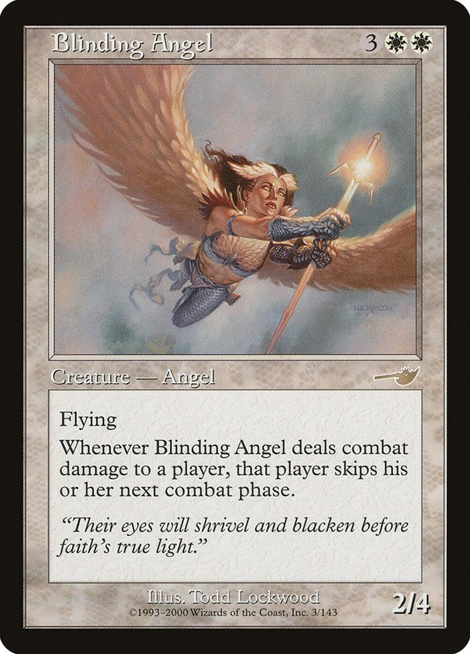 Image for Blinding Angel (Nemesis) (3) - Magic: The Gathering