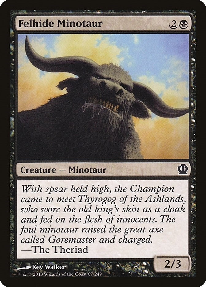 Image for Felhide Minotaur (Theros) (87) - Magic: The Gathering