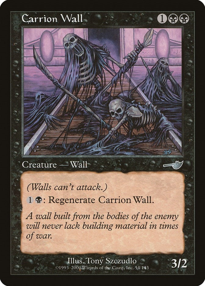 Image for Carrion Wall (Nemesis) (54) - Magic: The Gathering