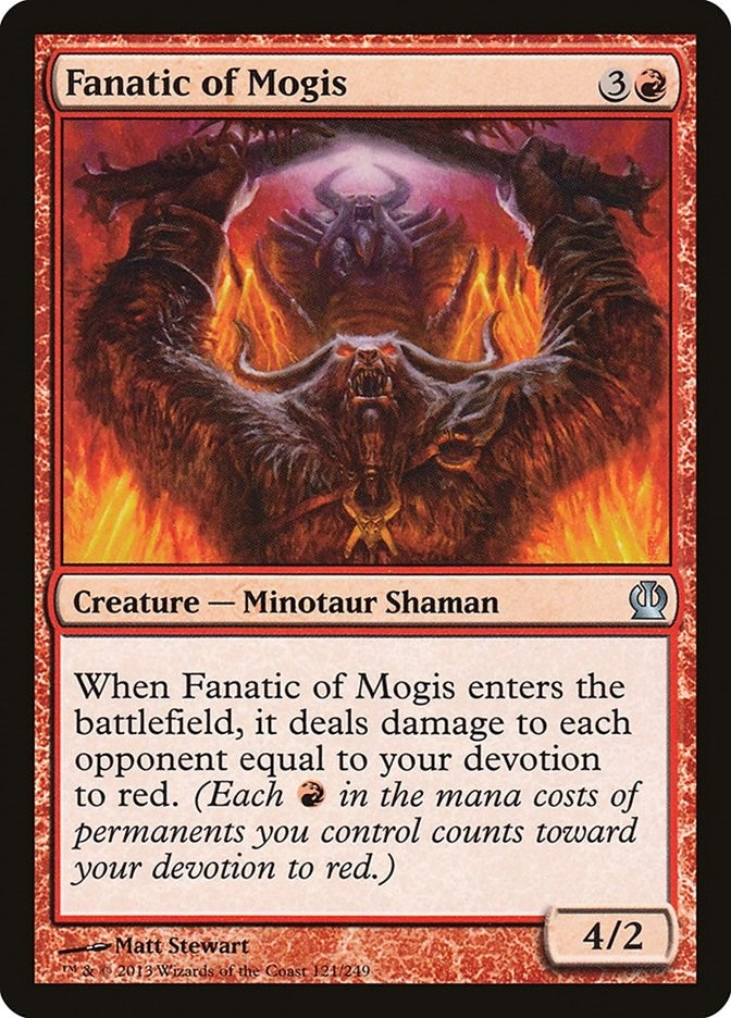 Image for Fanatic of Mogis (Theros) (121) - Magic: The Gathering