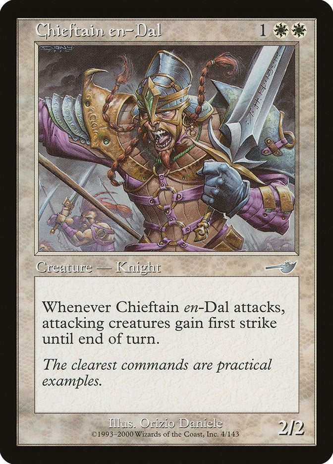 Image for Chieftain en-Dal (Nemesis) (4) - Magic: The Gathering