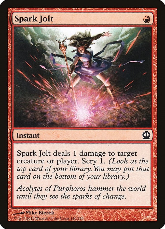 Image for Spark Jolt (Theros) (140) - Magic: The Gathering