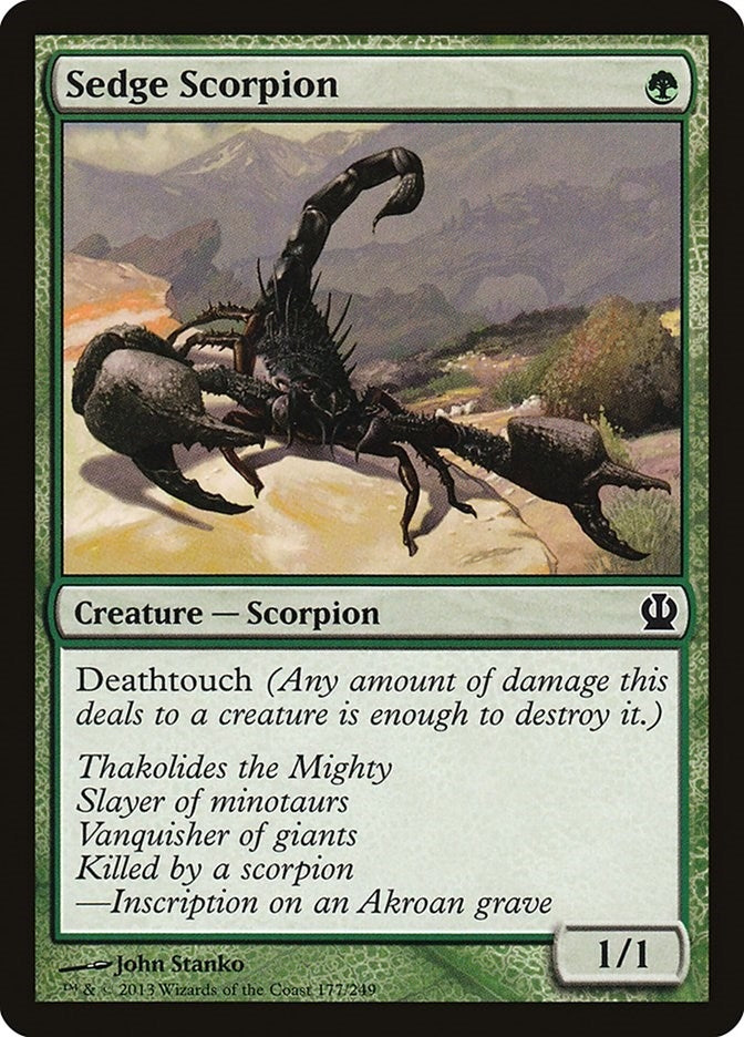 Image for Sedge Scorpion (Theros) (177) - Magic: The Gathering