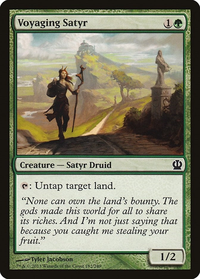 Image for Voyaging Satyr (Theros) (182) - Magic: The Gathering