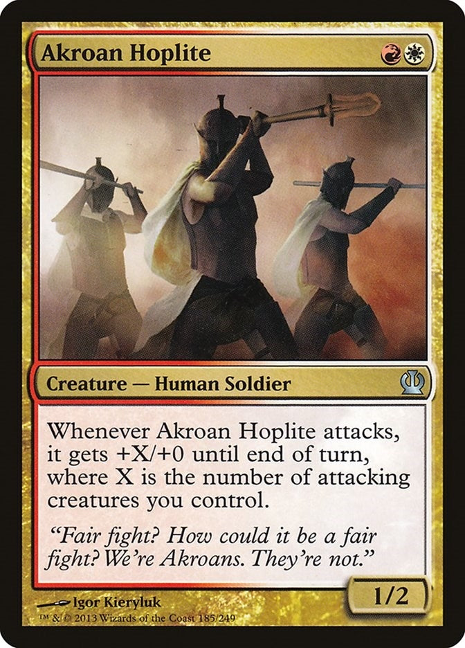 Image for Akroan Hoplite (Theros) (185) - Magic: The Gathering