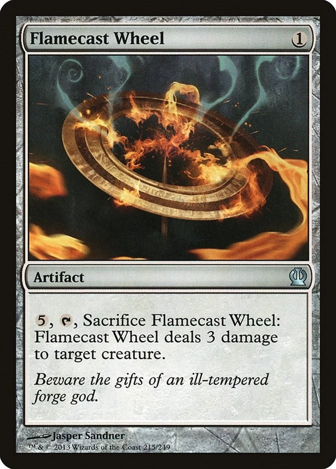 Image for Flamecast Wheel (Theros) (215) - Magic: The Gathering