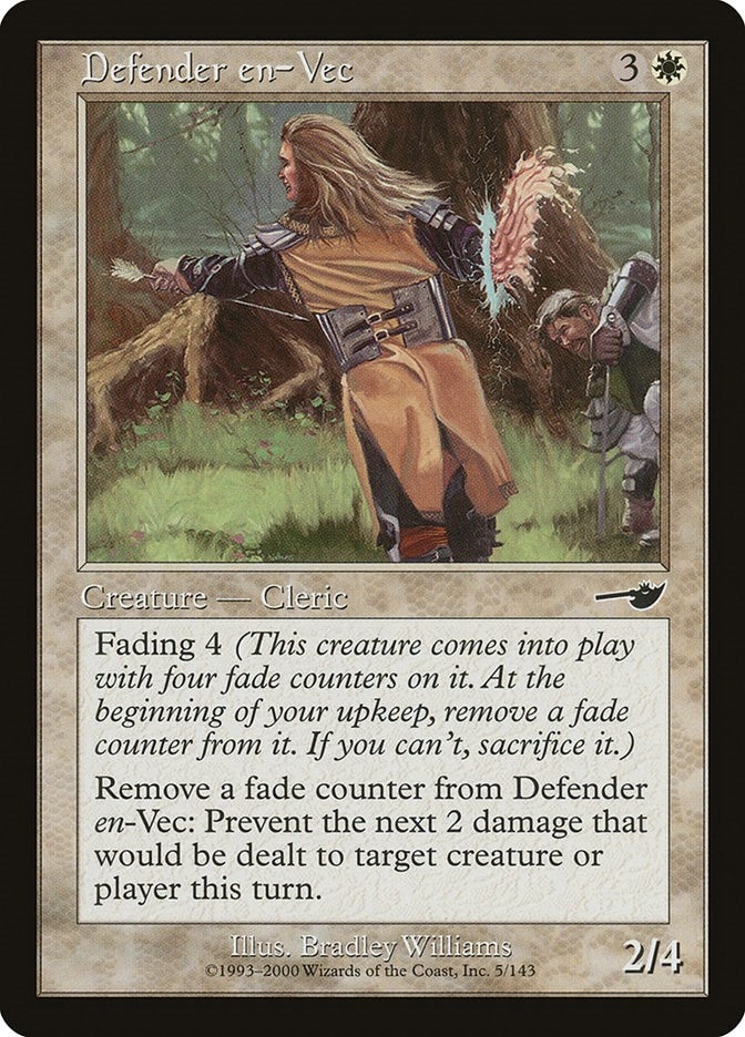 Image for Defender en-Vec (Nemesis) (5) - Magic: The Gathering