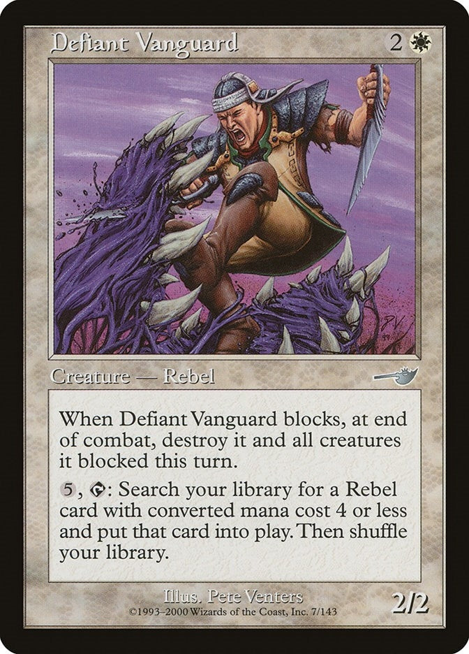 Image for Defiant Vanguard (Nemesis) (7) - Magic: The Gathering