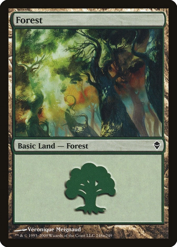 Image for Forest (248a) (Zendikar) (248a) - Magic: The Gathering