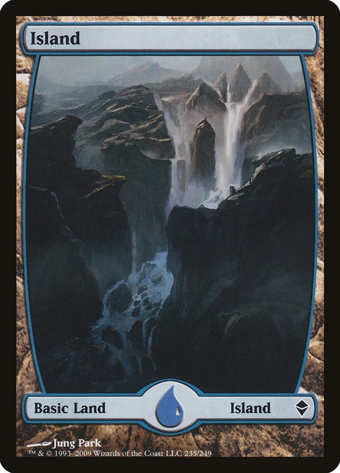 Image for Island (235) - Full Art (Zendikar) (235) - Magic: The Gathering