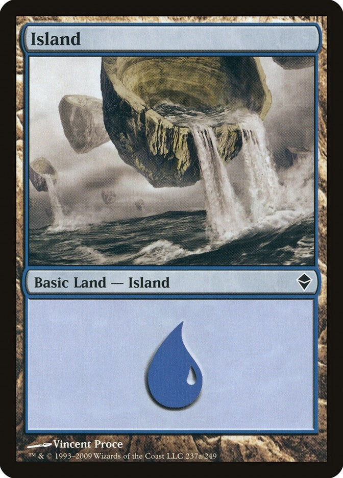 Image for Island (237a) (Zendikar) (237a) - Magic: The Gathering