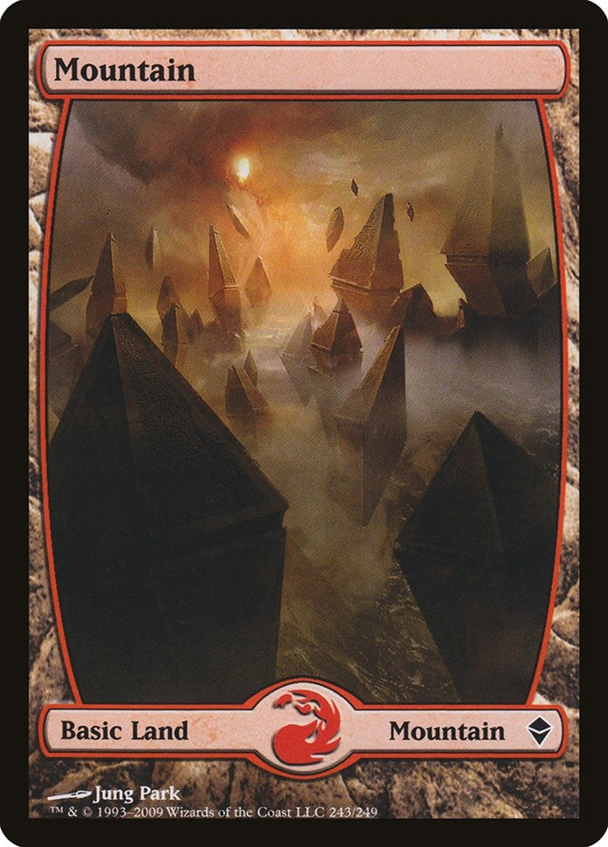 Image for Mountain (243) - Full Art (Zendikar) (243) - Magic: The Gathering