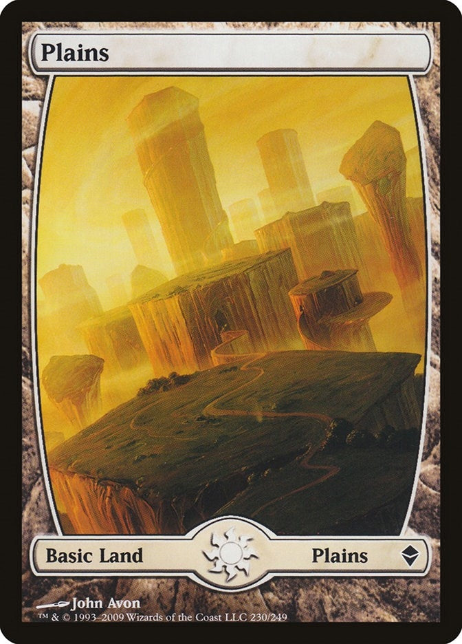 Image for Plains (230) - Full Art (Zendikar) (230) - Magic: The Gathering