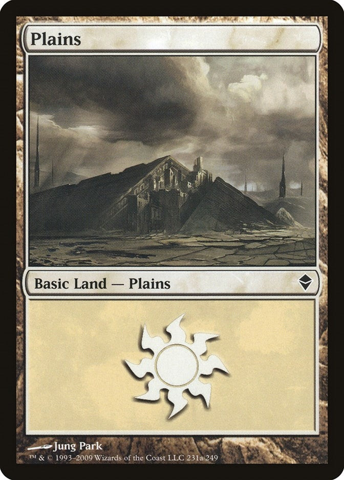 Image for Plains (231a) (Zendikar) (231a) - Magic: The Gathering