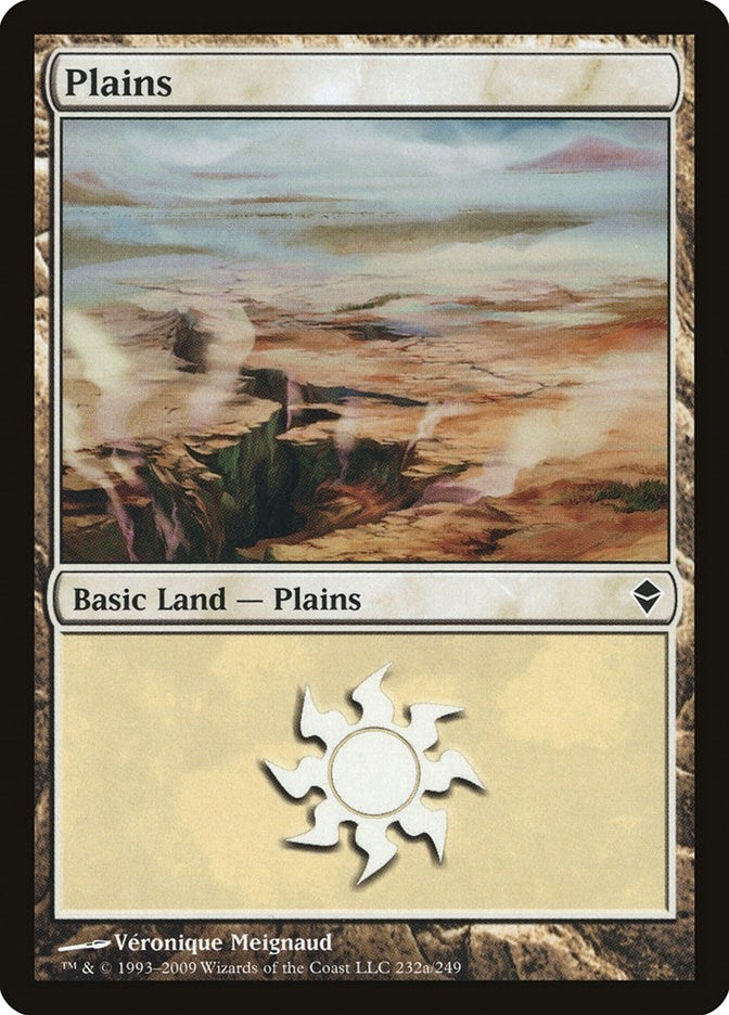 Image for Plains (232a) (Zendikar) (232a) - Magic: The Gathering