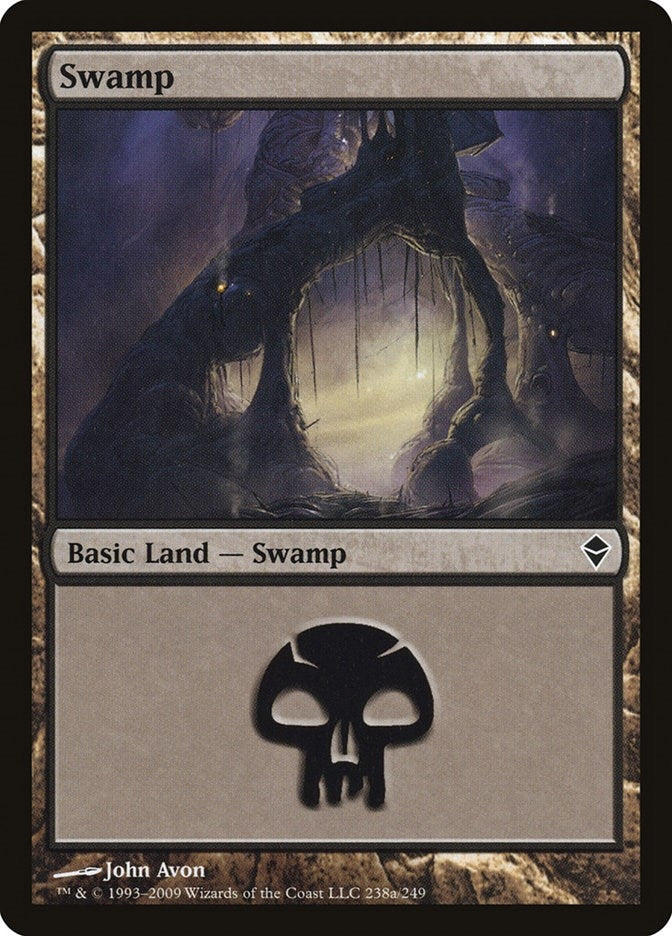 Image for Swamp (238a) (Zendikar) (238a) - Magic: The Gathering
