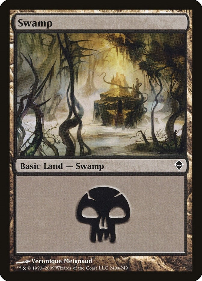 Image for Swamp (240a) (Zendikar) (240a) - Magic: The Gathering
