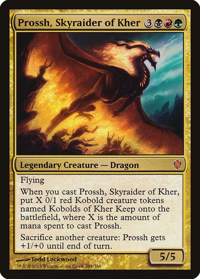 Image for Prossh, Skyraider of Kher (Commander 2013) (204) - Magic: The Gathering