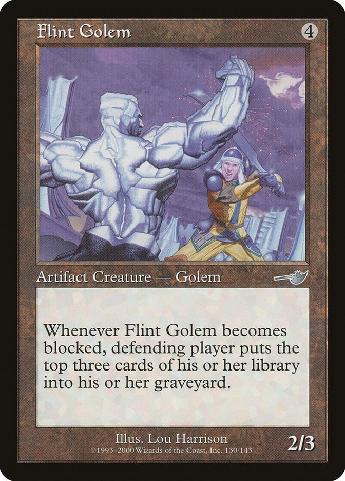 Image for Flint Golem (Nemesis) (130) - Magic: The Gathering